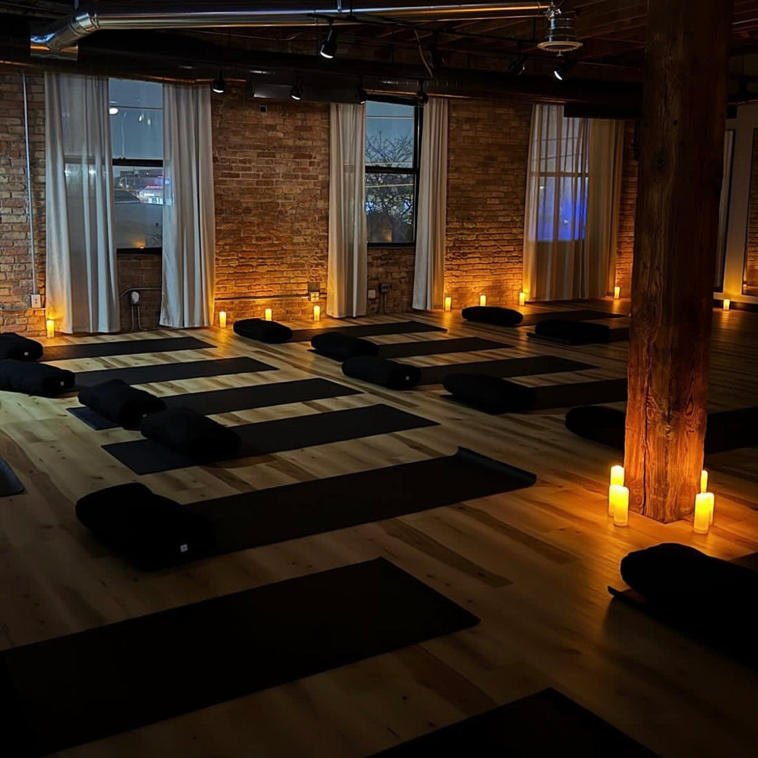 yoga with puppies